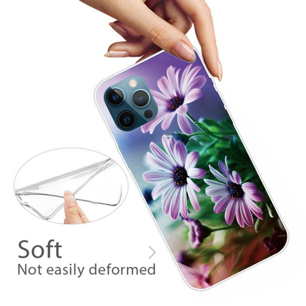 Hoesje voor iPhone 13 Pro Max Realistische Bloemen