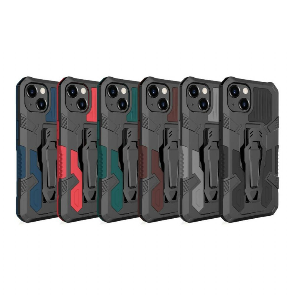 Hoesje voor iPhone 13 Pro Max Robot Met Riemclip