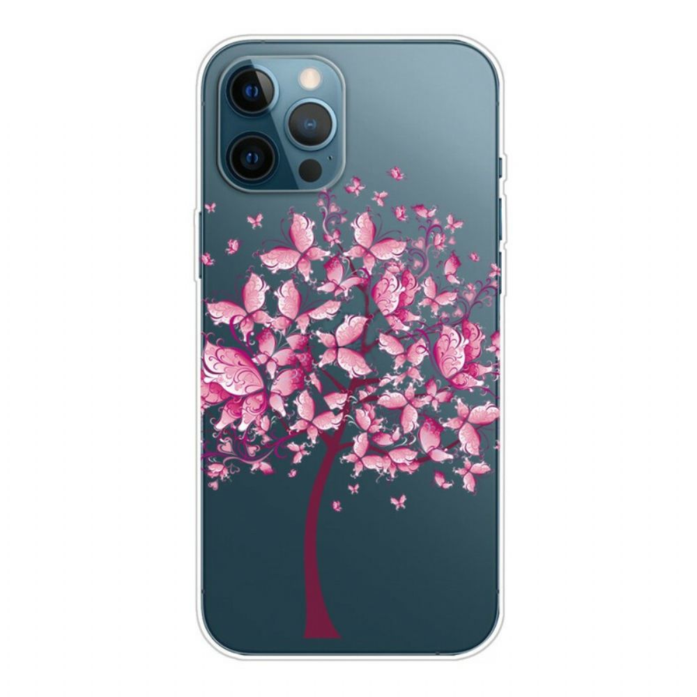 Hoesje voor iPhone 13 Pro Max Roze Boom Top