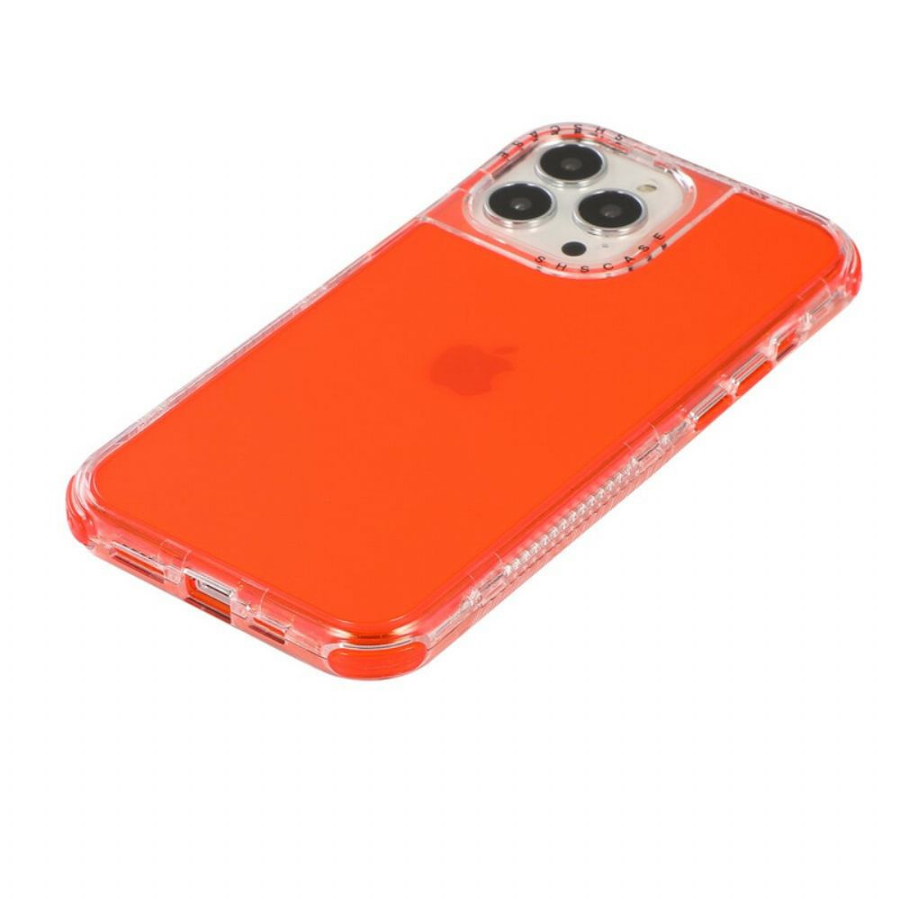 Hoesje voor iPhone 13 Pro Max Transparant Getint