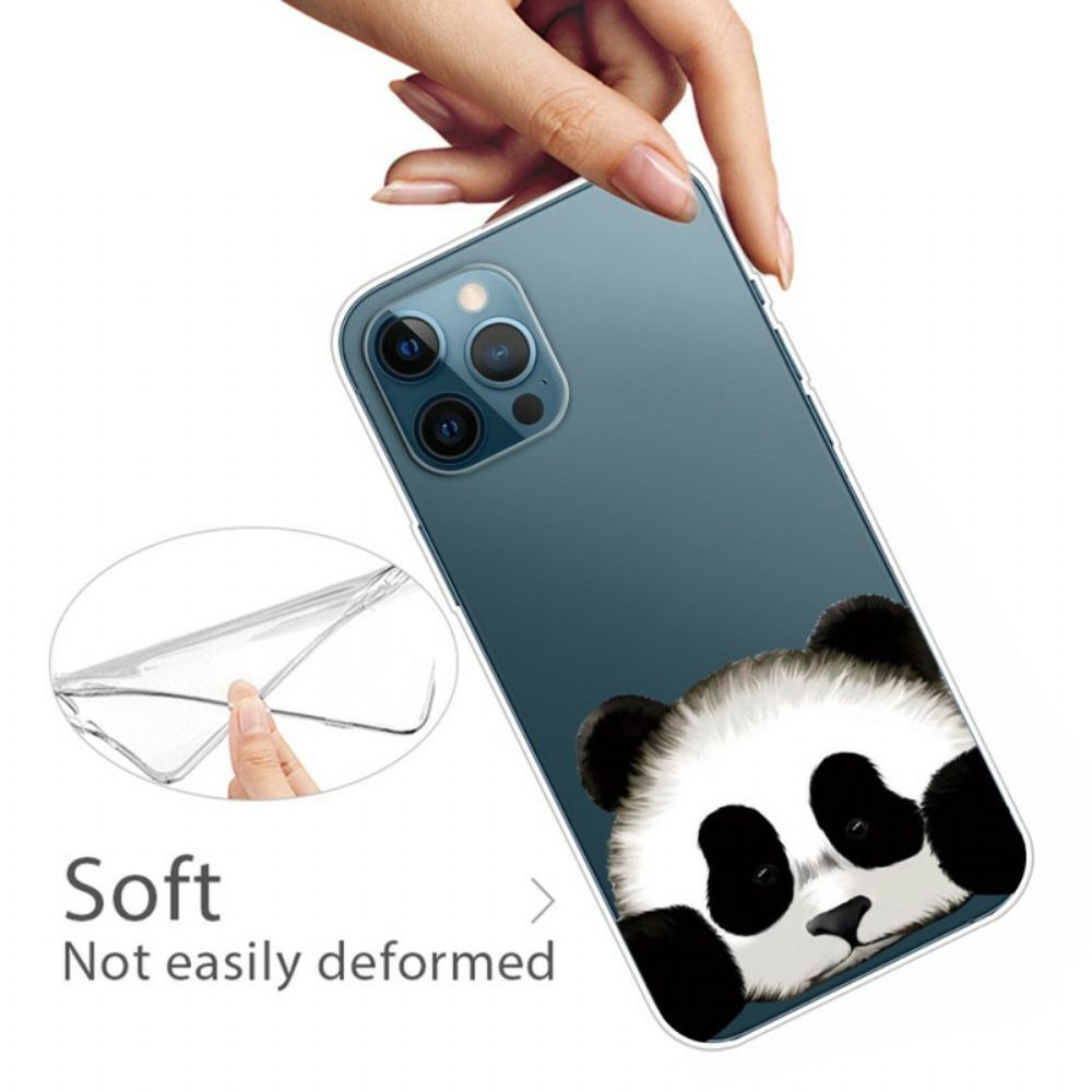 Hoesje voor iPhone 13 Pro Max Transparante Panda