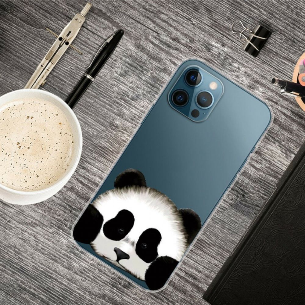 Hoesje voor iPhone 13 Pro Max Transparante Panda