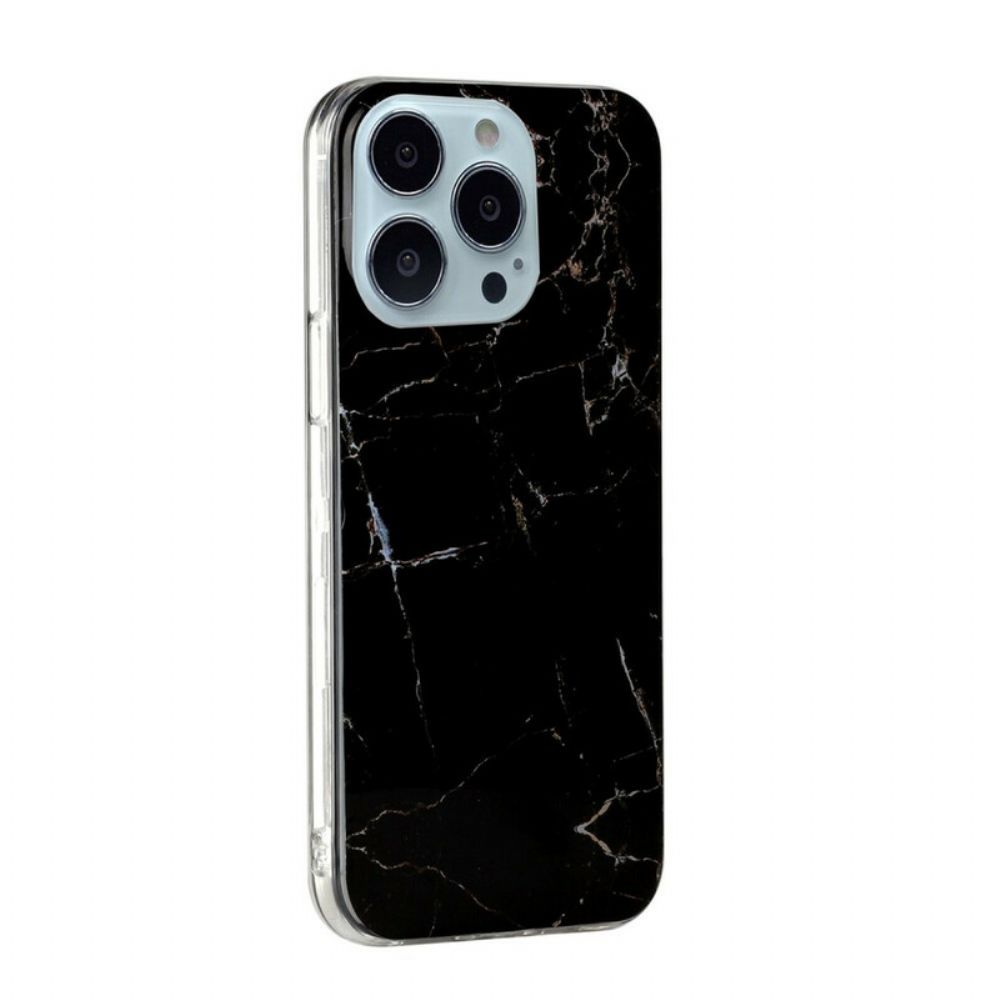 Hoesje voor iPhone 13 Pro Max Vereenvoudigd Marmer