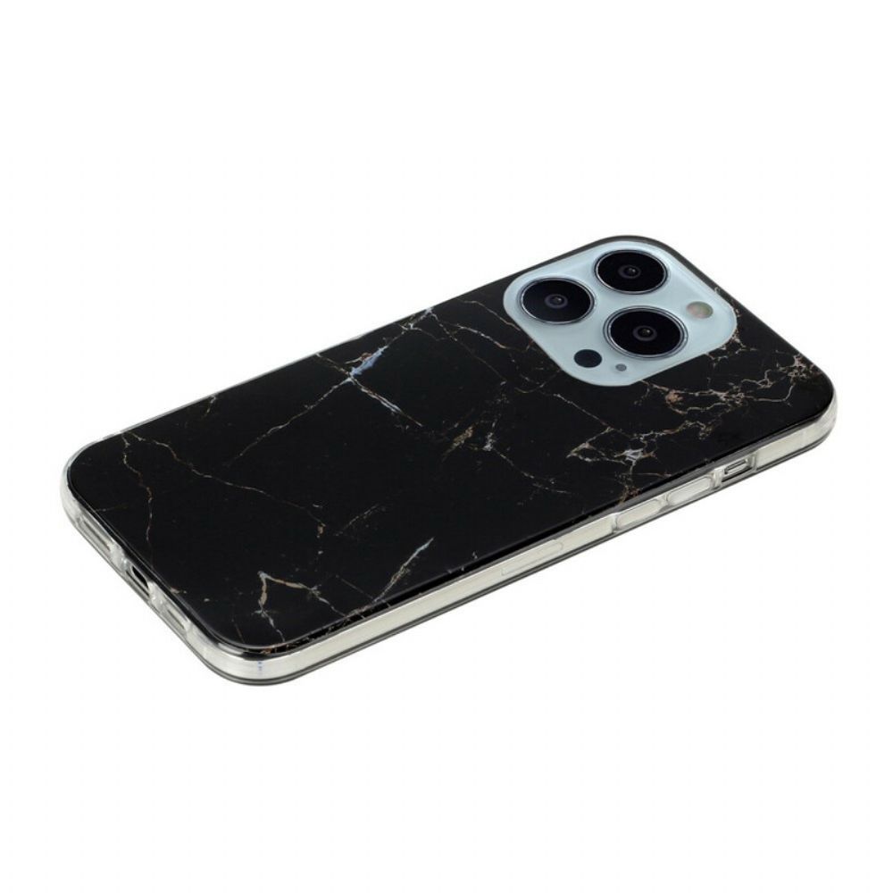 Hoesje voor iPhone 13 Pro Max Vereenvoudigd Marmer