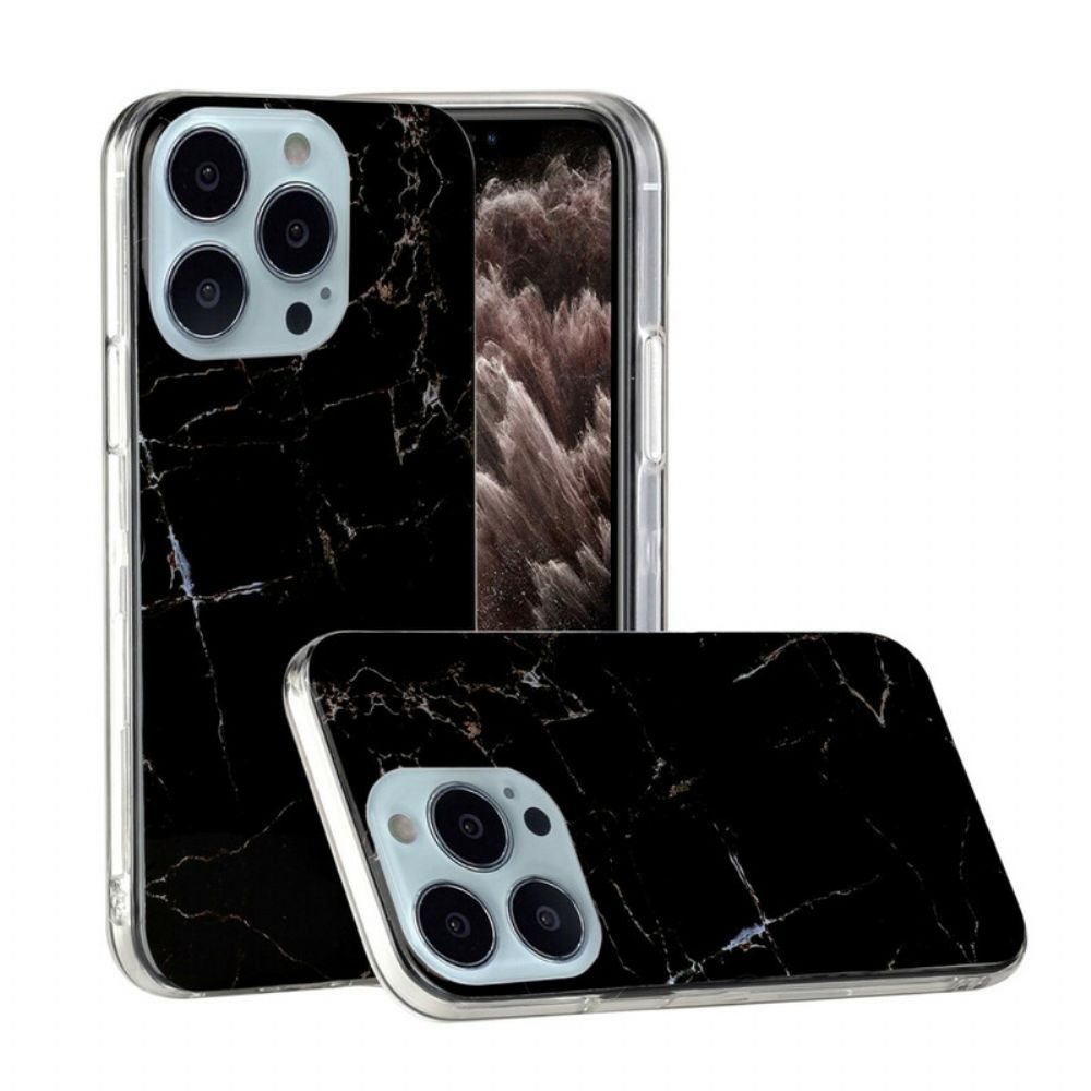 Hoesje voor iPhone 13 Pro Max Vereenvoudigd Marmer