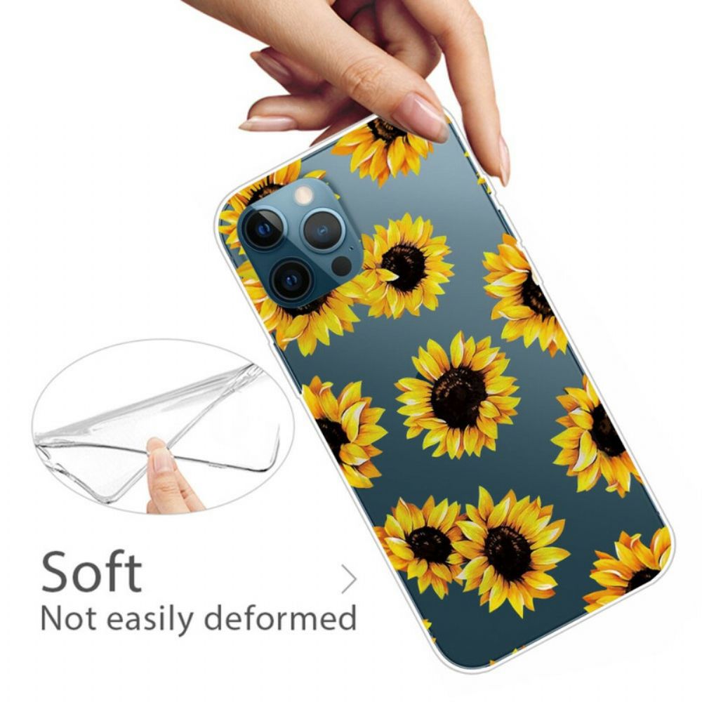 Hoesje voor iPhone 13 Pro Max Zonnebloemen