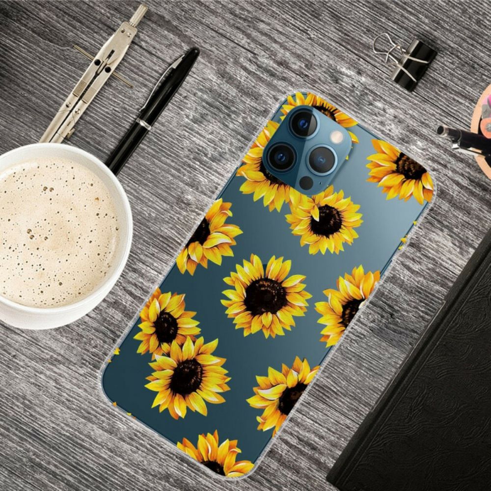 Hoesje voor iPhone 13 Pro Max Zonnebloemen