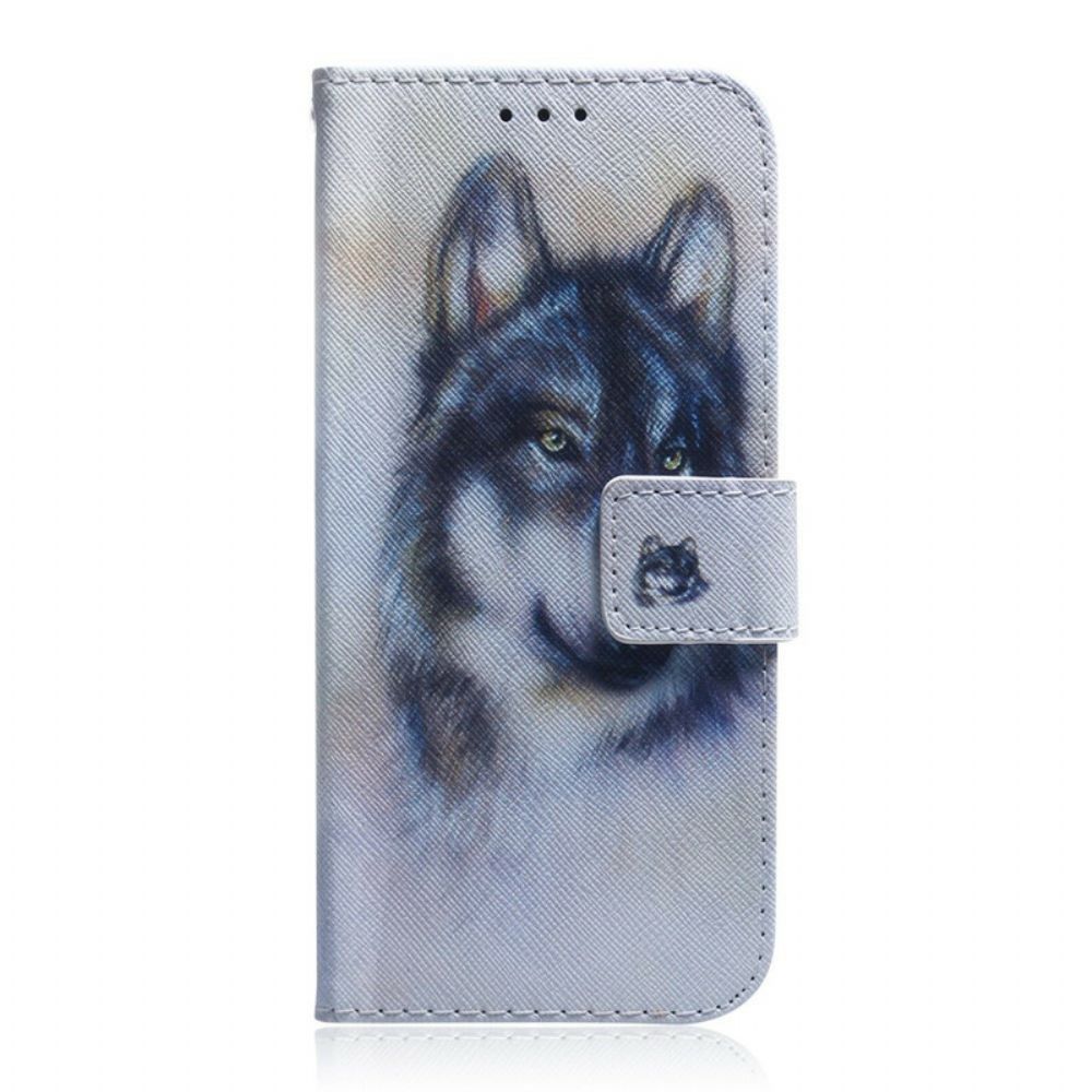 Leren Hoesje voor iPhone 13 Pro Max Hondsblik