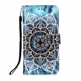 Leren Hoesje voor iPhone 13 Pro Max Mandala In De Lucht