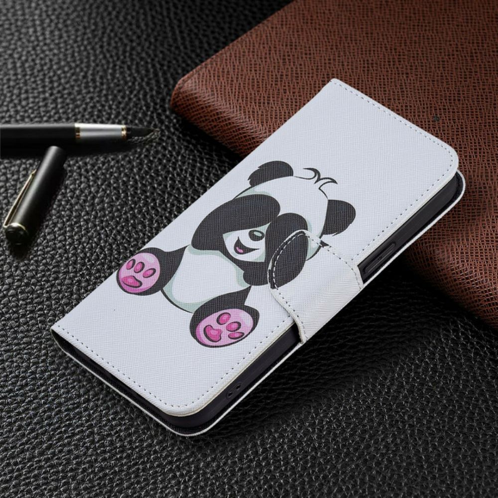 Leren Hoesje voor iPhone 13 Pro Max Pandaplezier