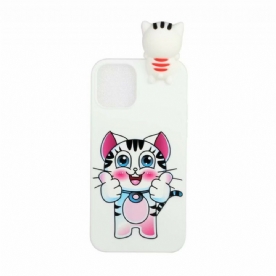 Telefoonhoesje voor iPhone 13 Pro Max 3d Leuke Kat