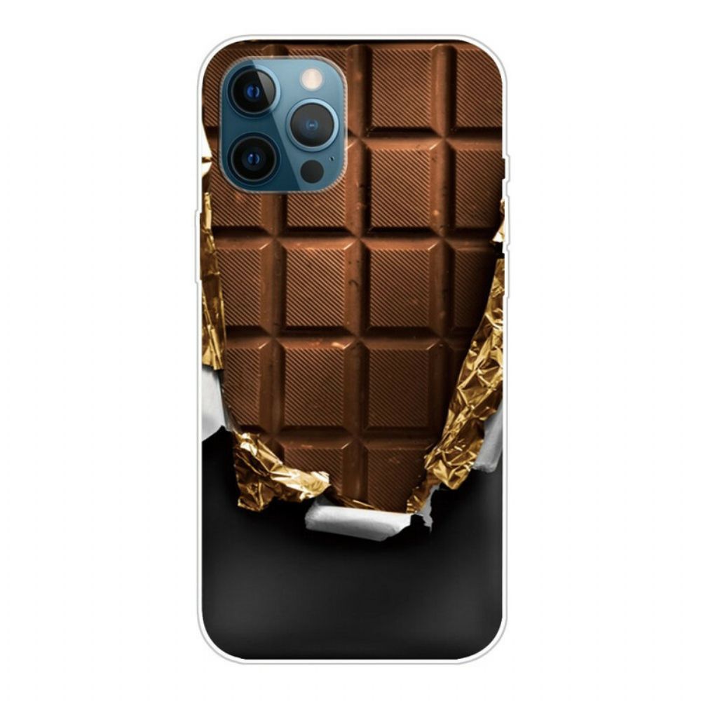 Telefoonhoesje voor iPhone 13 Pro Max Chocolade Flexibel