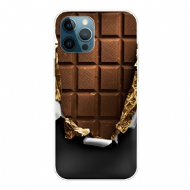 Telefoonhoesje voor iPhone 13 Pro Max Chocolade Flexibel