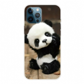 Telefoonhoesje voor iPhone 13 Pro Max Flexibele Panda