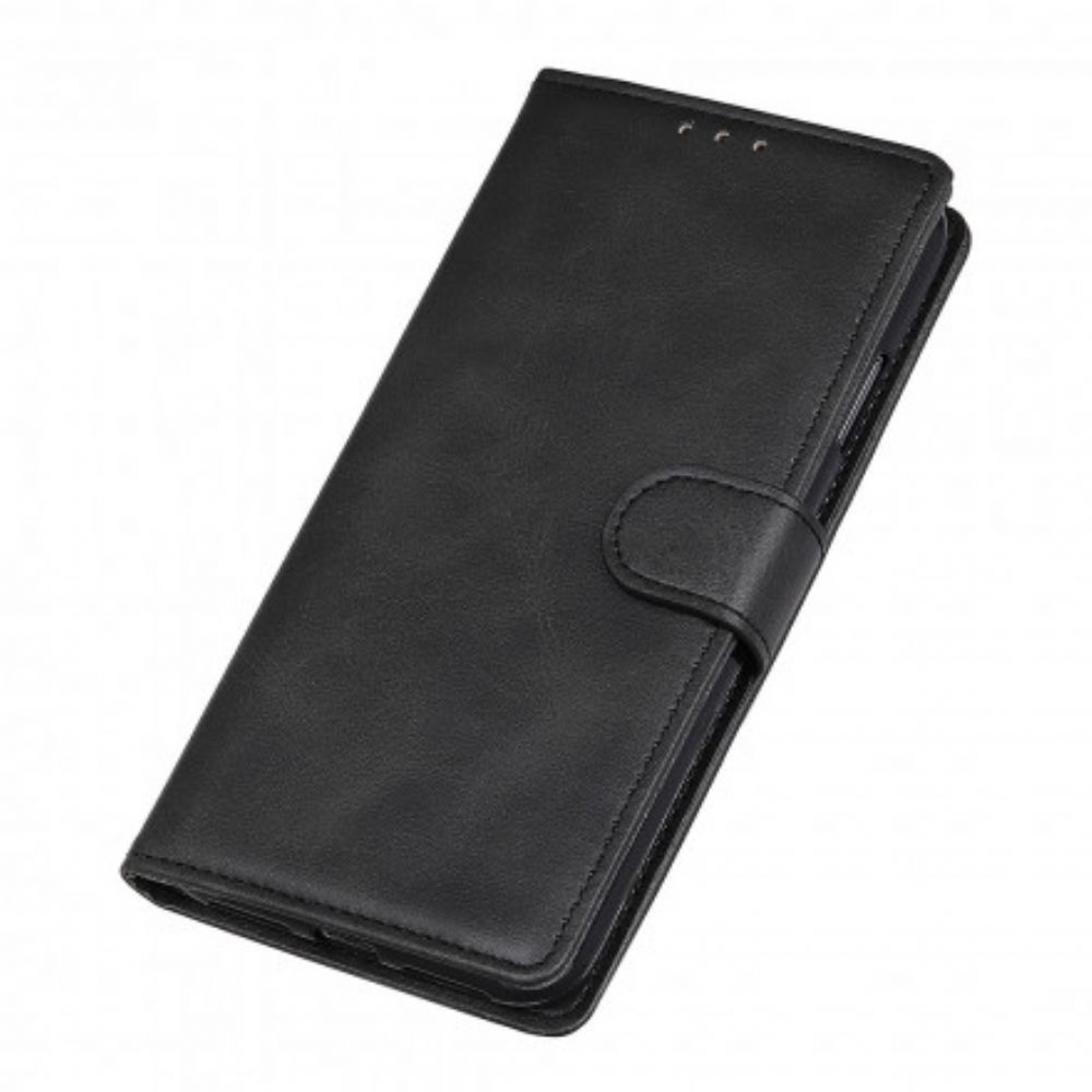 Folio-hoesje voor Realme 8 / 8 Pro Retro Mat Leereffect