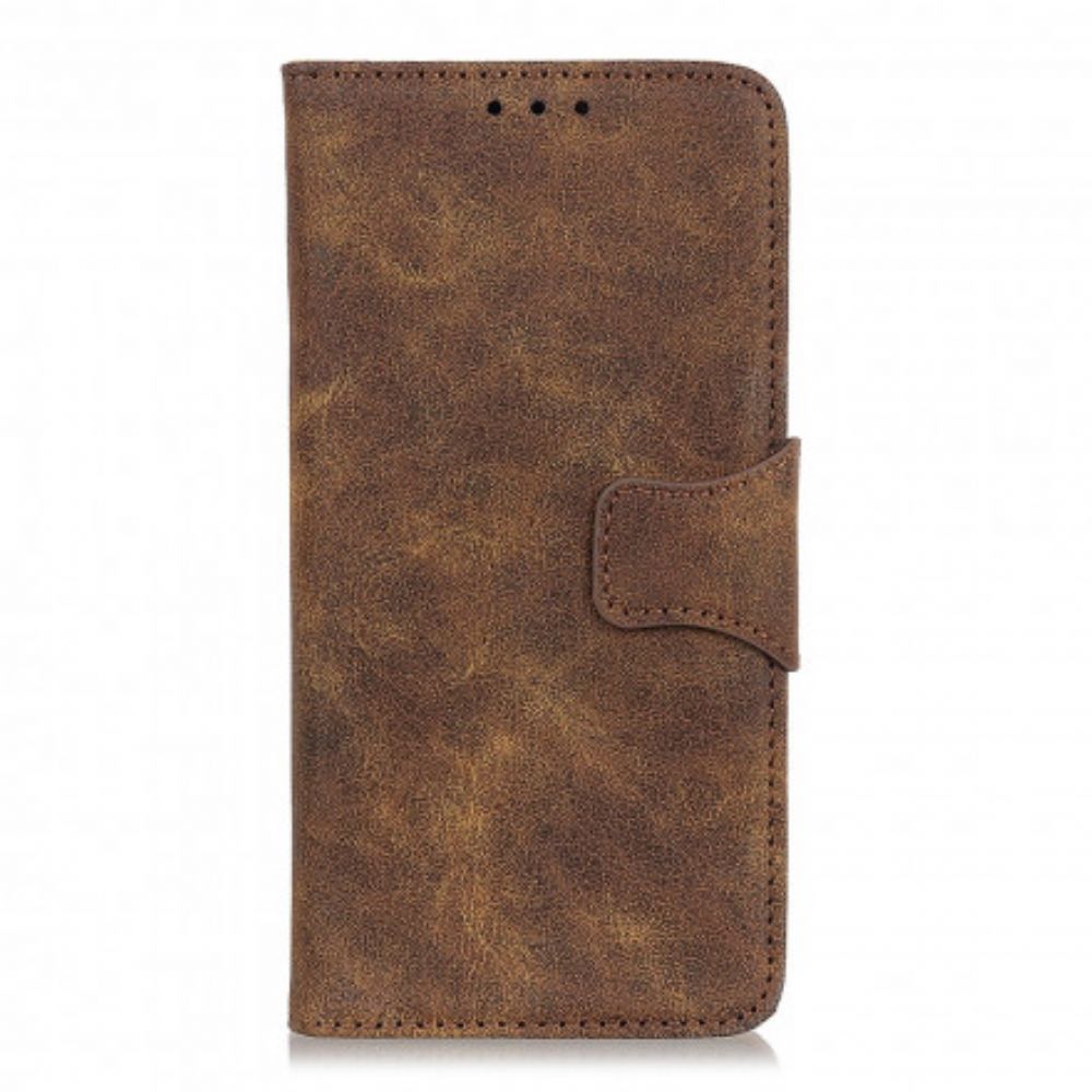 Leren Hoesje voor Realme 8 / 8 Pro Vintage Splitleer