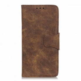 Leren Hoesje voor Realme 8 / 8 Pro Vintage Splitleer