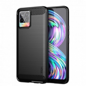 Telefoonhoesje voor Realme 8 / 8 Pro Mofi Geborstelde Koolstofvezel