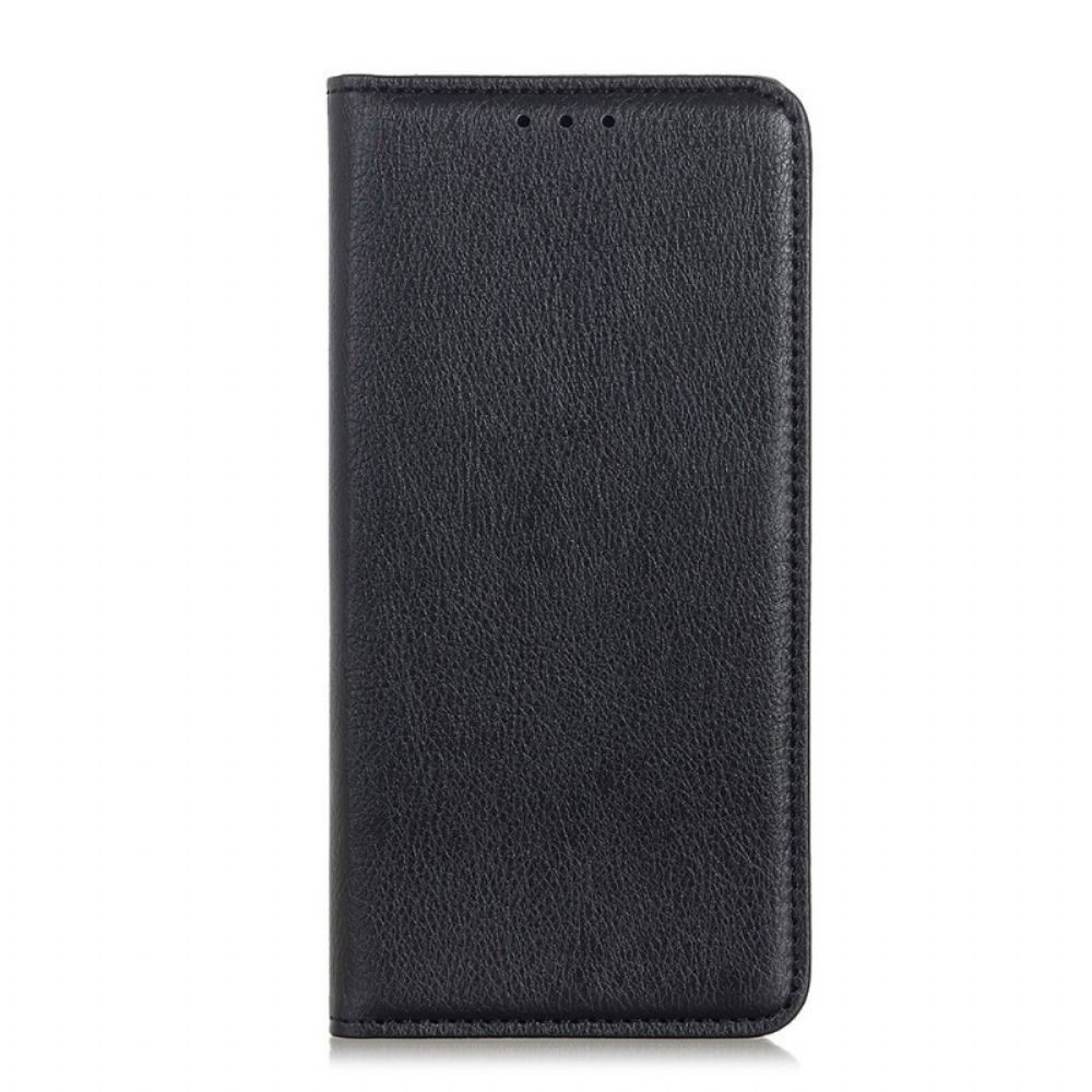 Bescherming Hoesje voor Oppo Find X5 Lite Folio-hoesje Gespleten Lychee Leer