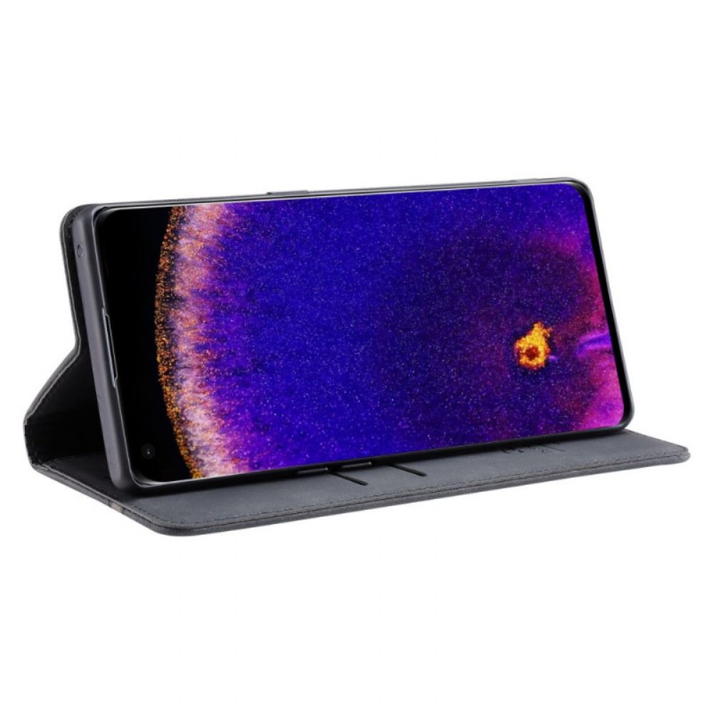 Bescherming Hoesje voor Oppo Find X5 Lite Folio-hoesje Kunstleer Casedance