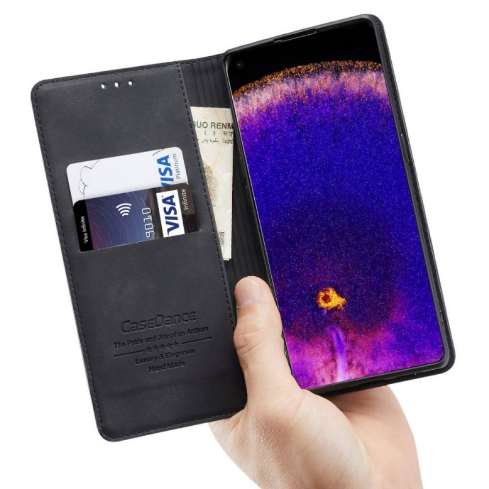 Bescherming Hoesje voor Oppo Find X5 Lite Folio-hoesje Kunstleer Casedance