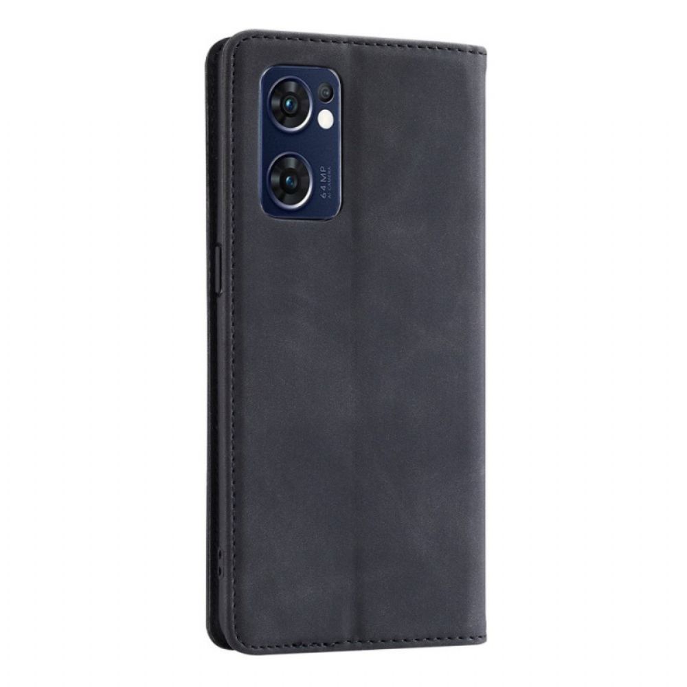 Bescherming Hoesje voor Oppo Find X5 Lite Folio-hoesje Kunstleer Casedance