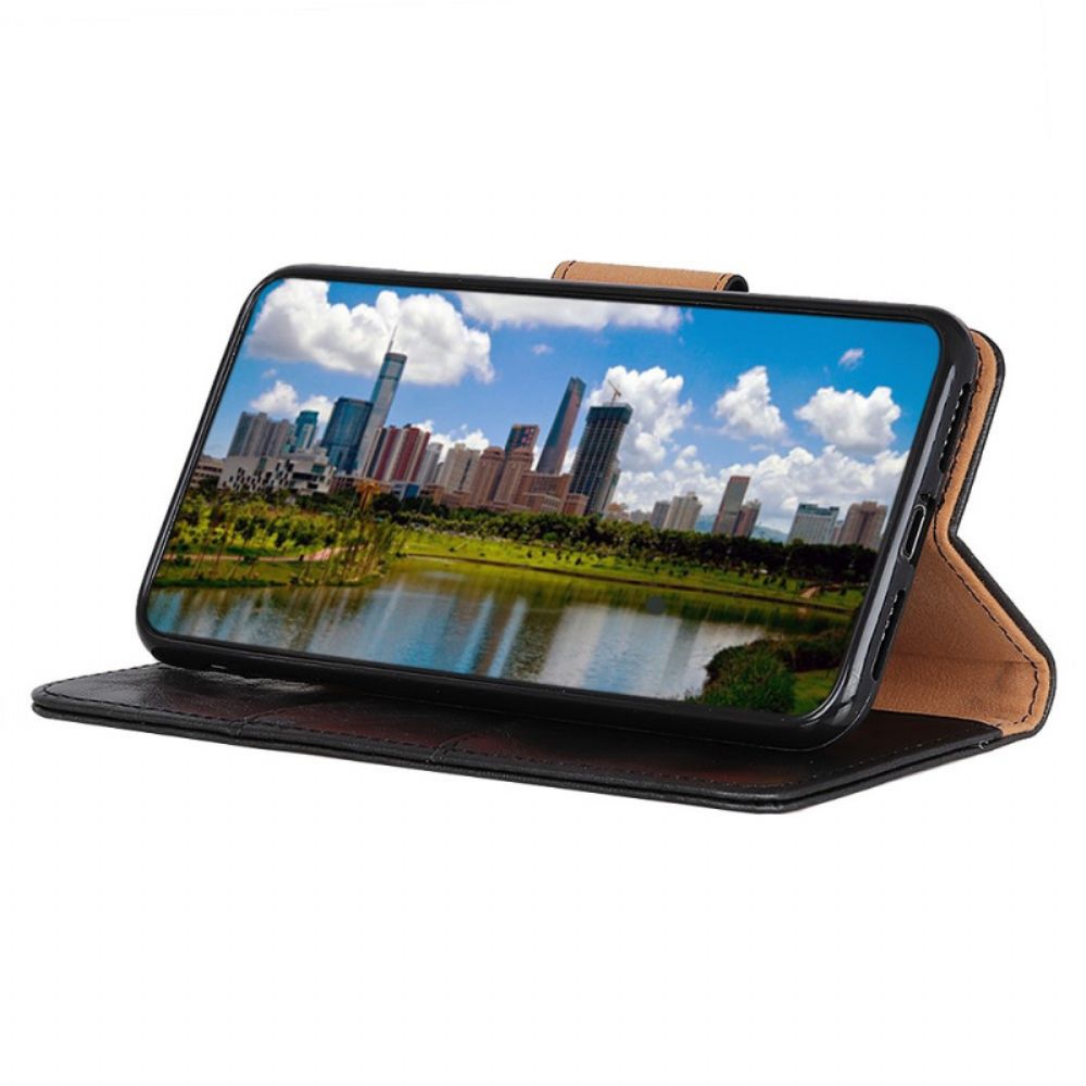 Flip Case voor Oppo Find X5 Lite Folio-hoesje Textuur Magnetische Flap