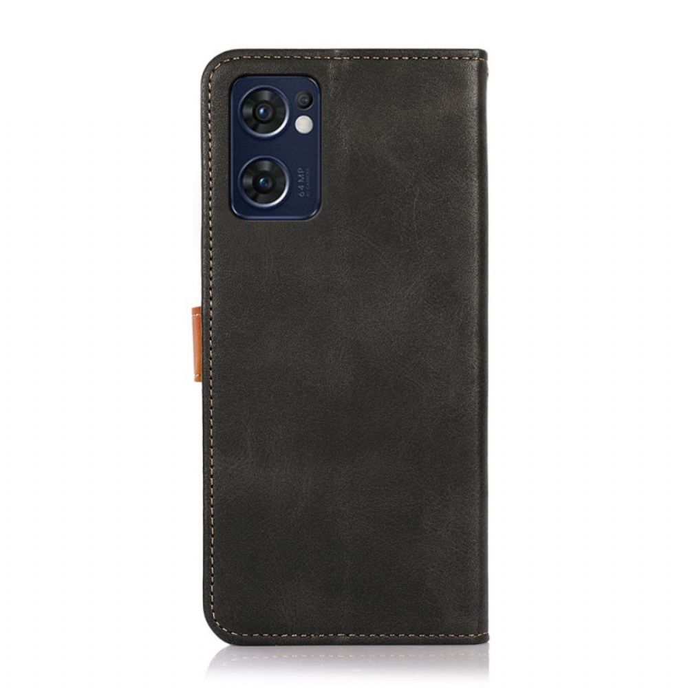 Flip Case voor Oppo Find X5 Lite Met Khazneh-band