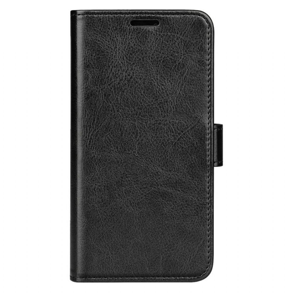 Flip Case voor Oppo Find X5 Lite Vintage Lederen Stijl