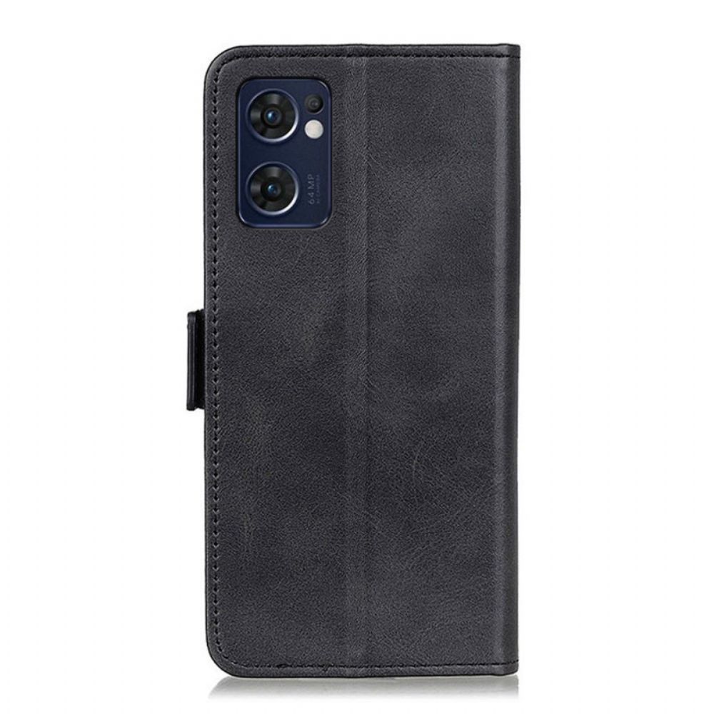 Folio-hoesje voor Oppo Find X5 Lite Flip Case Dubbele Klep