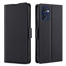 Folio-hoesje voor Oppo Find X5 Lite Flip Case Dubbele Klep Ontwerp