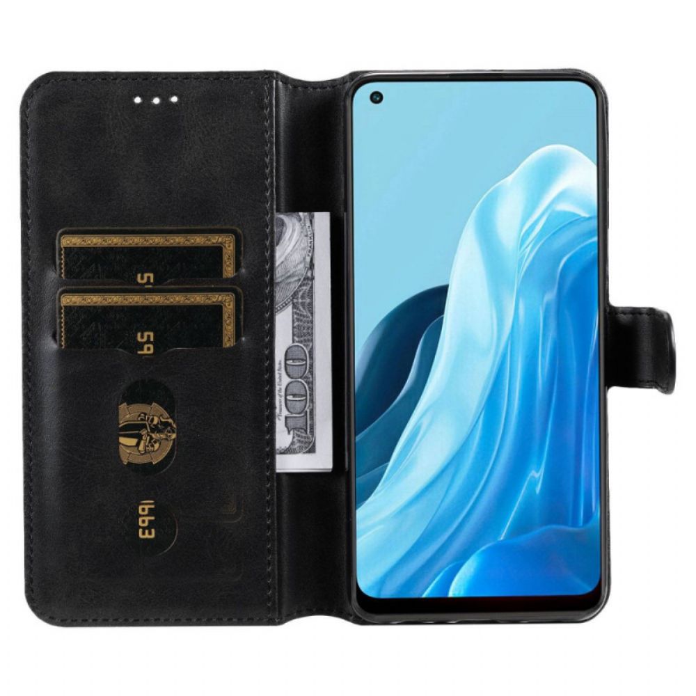 Folio-hoesje voor Oppo Find X5 Lite Kunstleer