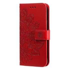 Leren Hoesje voor Oppo Find X5 Lite Mandala Met Koord