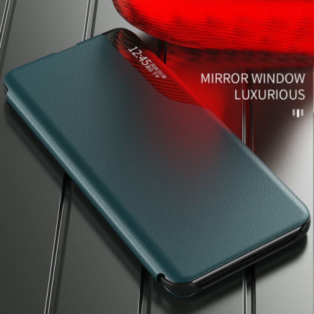 Bekijk Cover Xiaomi Redmi Note 10 / Redmi Note 10S Ledereffect