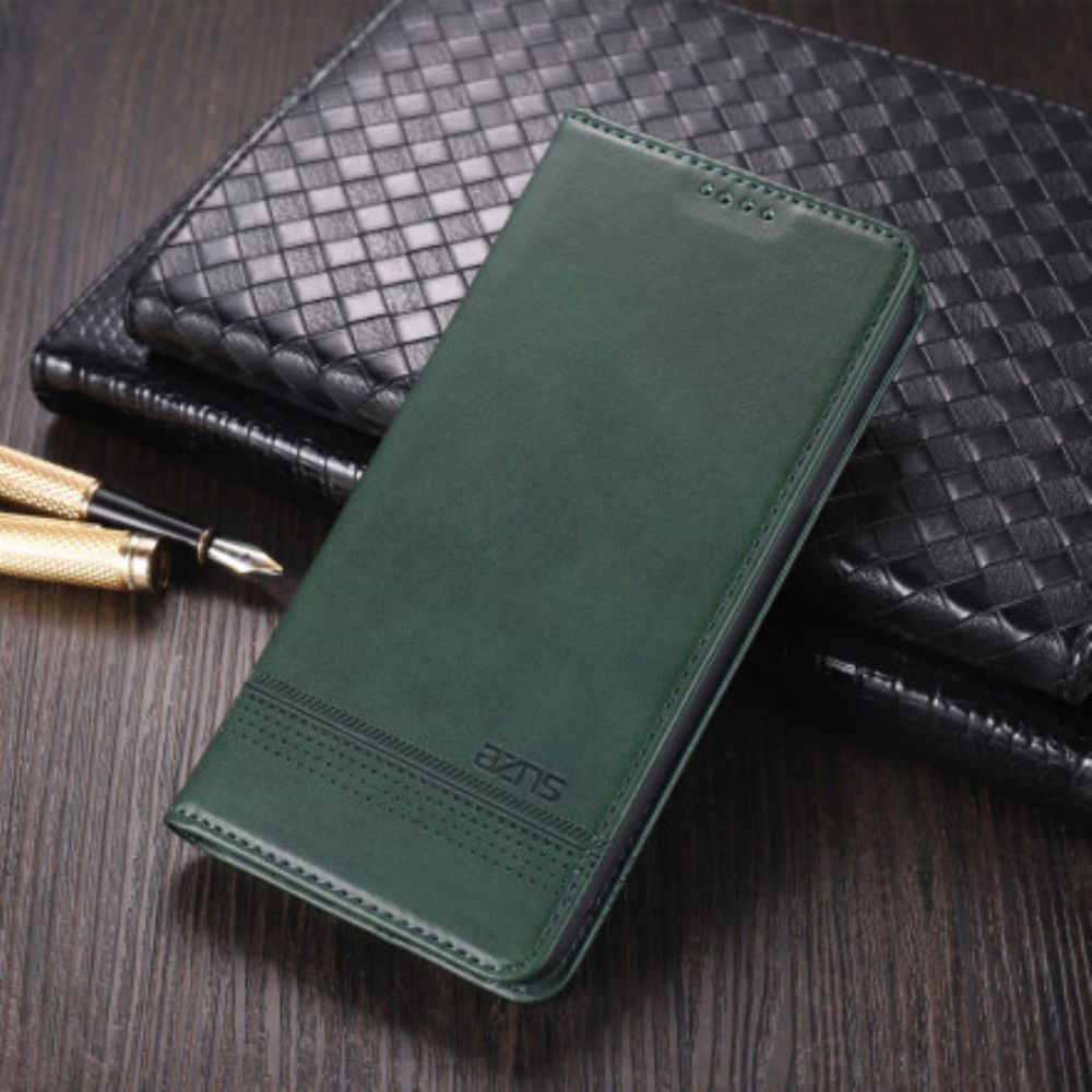 Bescherming Hoesje voor Xiaomi Redmi Note 10 / 10S Folio-hoesje Azns Lederen Stijl