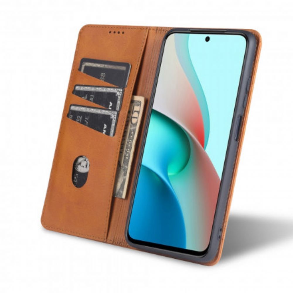 Bescherming Hoesje voor Xiaomi Redmi Note 10 / 10S Folio-hoesje Azns Lederen Stijl