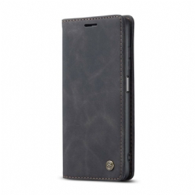 Bescherming Hoesje voor Xiaomi Redmi Note 10 / 10S Folio-hoesje Casem Leereffect