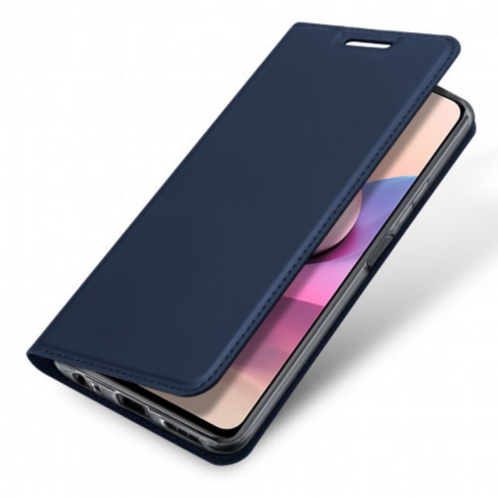 Bescherming Hoesje voor Xiaomi Redmi Note 10 / 10S Folio-hoesje Dux Ducis Pro-skin