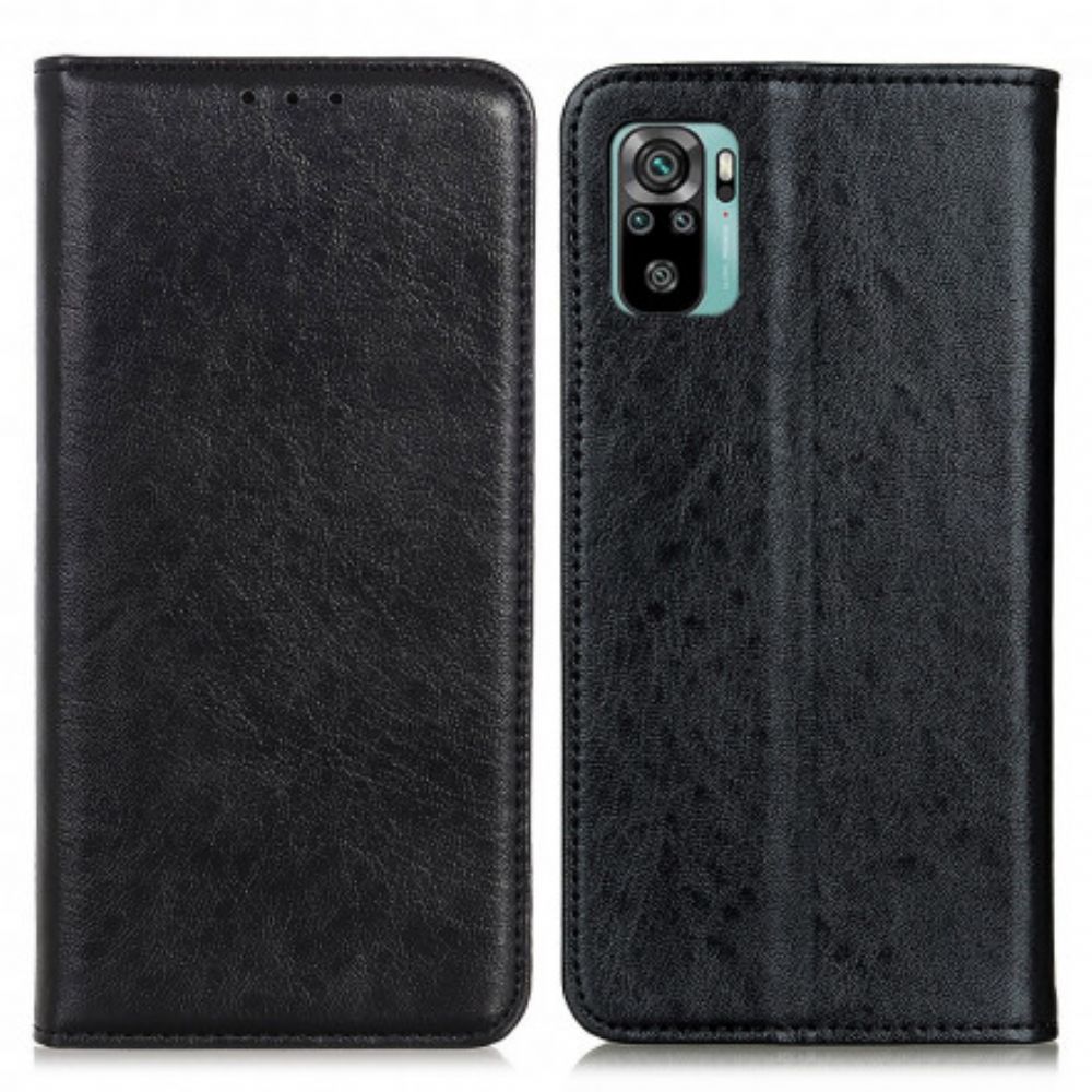 Bescherming Hoesje voor Xiaomi Redmi Note 10 / 10S Folio-hoesje Gestructureerd Leereffect