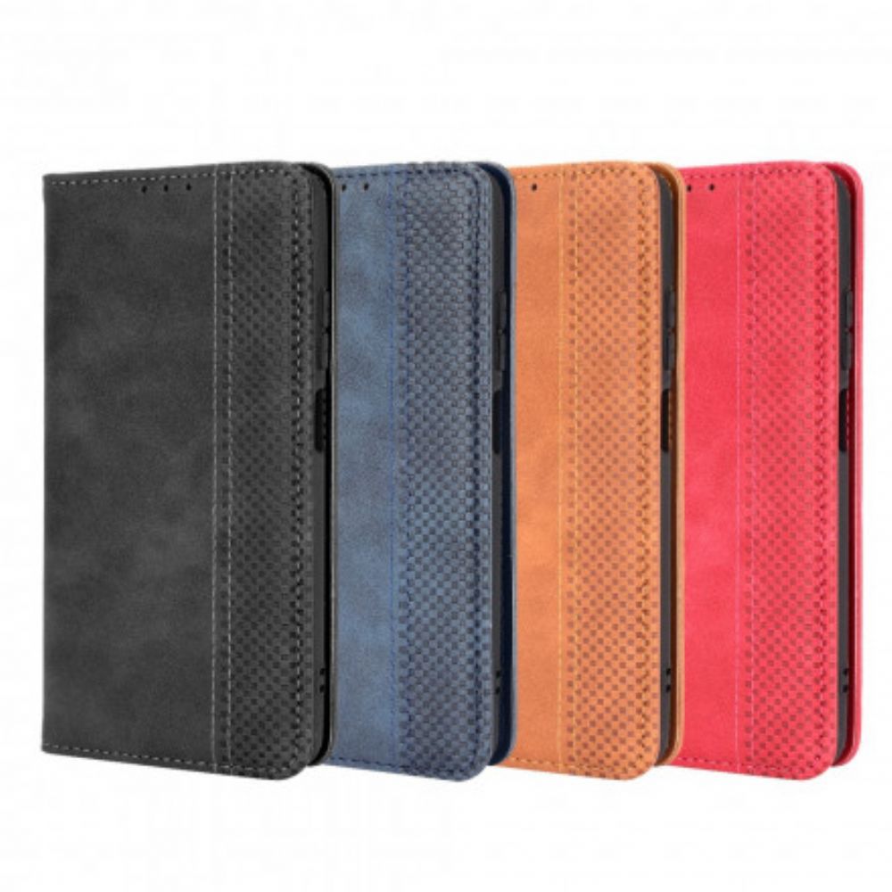 Bescherming Hoesje voor Xiaomi Redmi Note 10 / 10S Folio-hoesje Vintage Gestileerd Leereffect