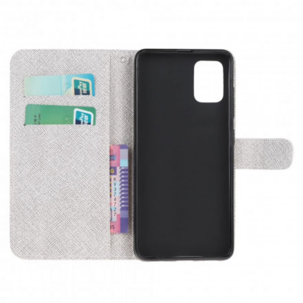 Flip Case voor Xiaomi Redmi Note 10 / 10S Met Ketting Thong Kat Levering