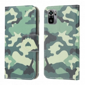 Folio-hoesje voor Xiaomi Redmi Note 10 / 10S Camouflage