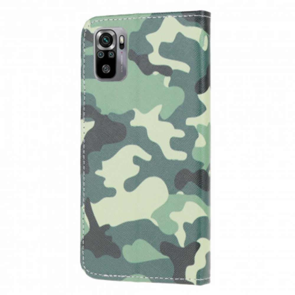 Folio-hoesje voor Xiaomi Redmi Note 10 / 10S Camouflage