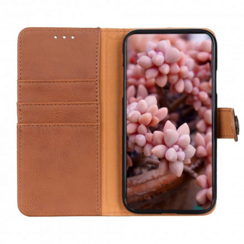 Folio-hoesje voor Xiaomi Redmi Note 10 / 10S Imitatieleer Khazneh