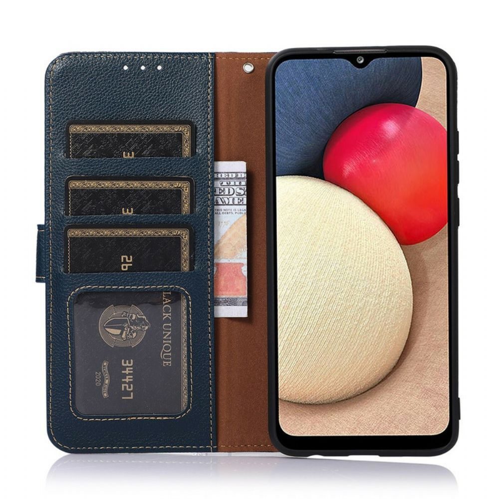 Folio-hoesje voor Xiaomi Redmi Note 10 / 10S Liche-stijl Rfid Khazneh