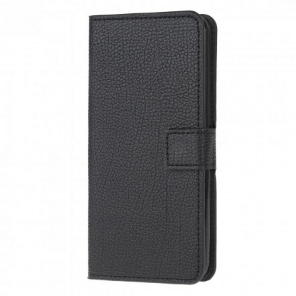 Folio-hoesje voor Xiaomi Redmi Note 10 / 10S Litchi-leereffect