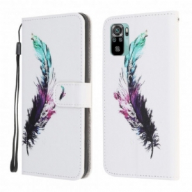 Folio-hoesje voor Xiaomi Redmi Note 10 / 10S Met Ketting Thong Veer