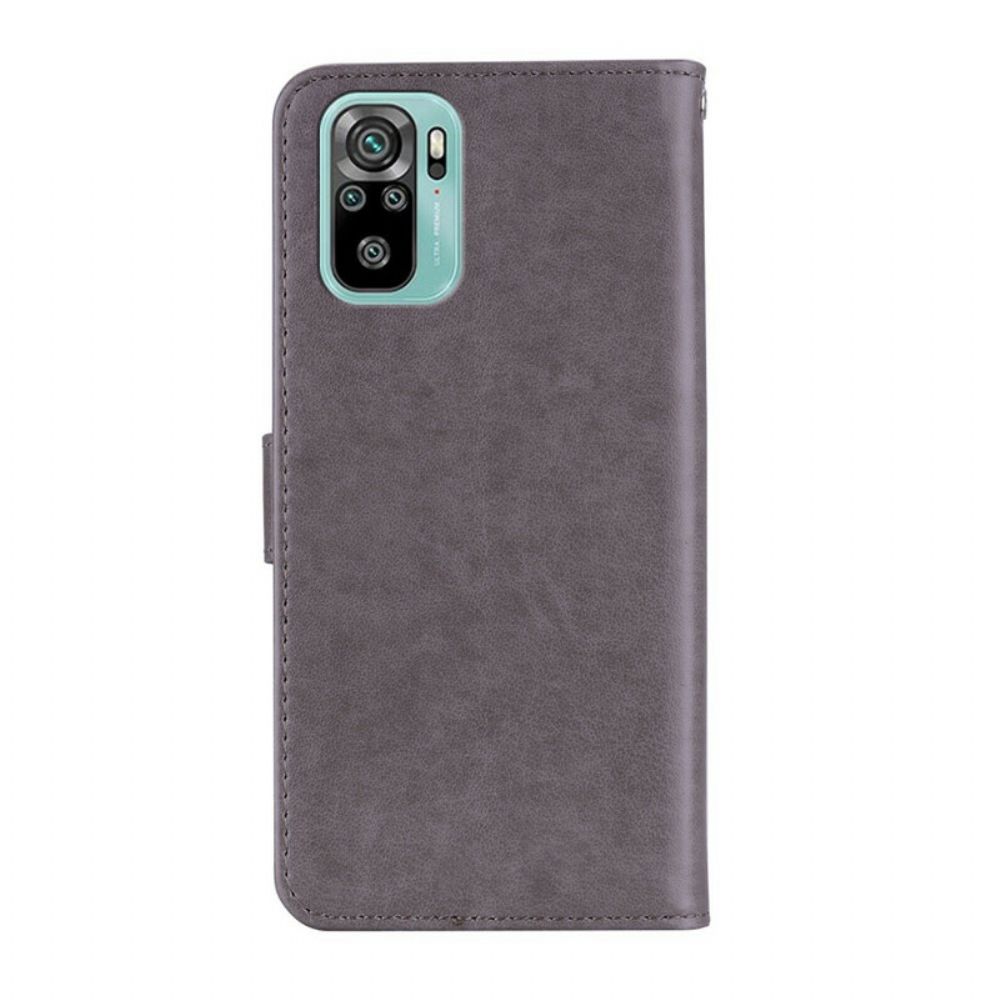 Folio-hoesje voor Xiaomi Redmi Note 10 / 10S Uil Mandala En Charm