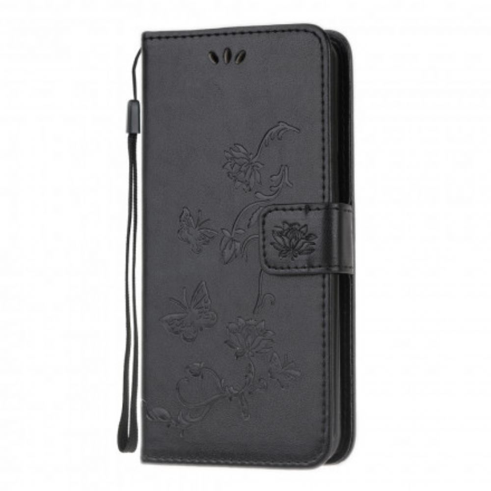 Folio-hoesje voor Xiaomi Redmi Note 10 / 10S Vlinders En Bloemen