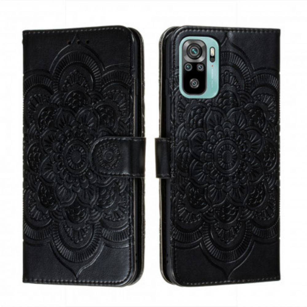 Folio-hoesje voor Xiaomi Redmi Note 10 / 10S Volledige Mandala